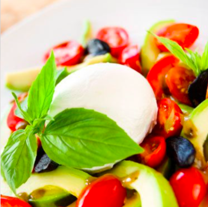 BLACK GARLIC FARMER’S MARKET TRI-COLOR SALAD