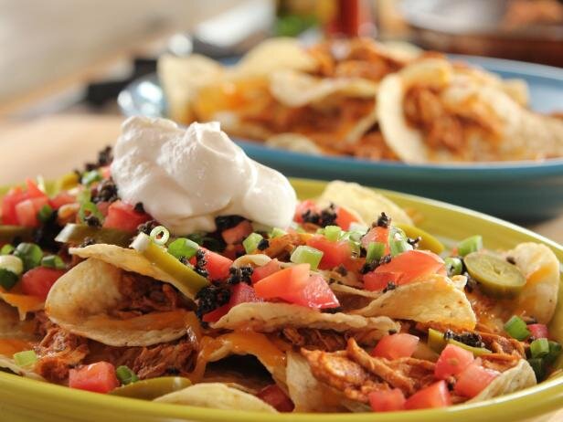 VEGETARIAN BLACK GARLIC NACHOS