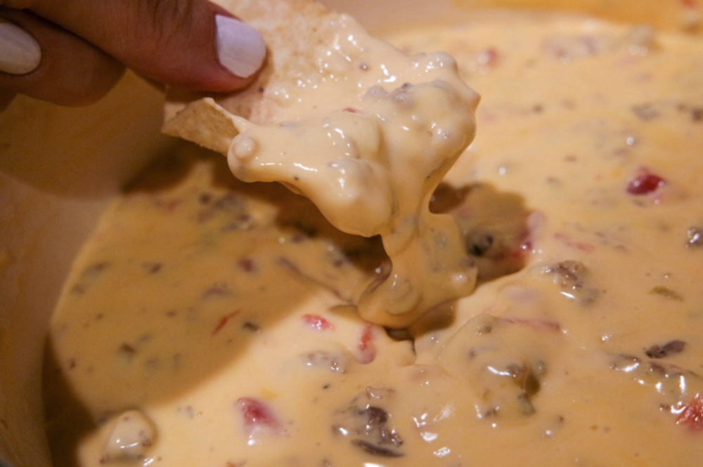 EASY & TASTY BLACK GARLIC QUESO DIP