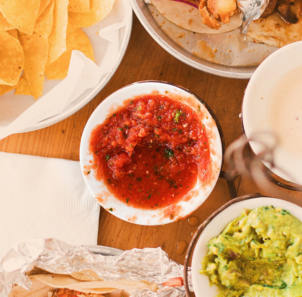 SWEET & SPICY SALSA WITH BLACK GARLIC