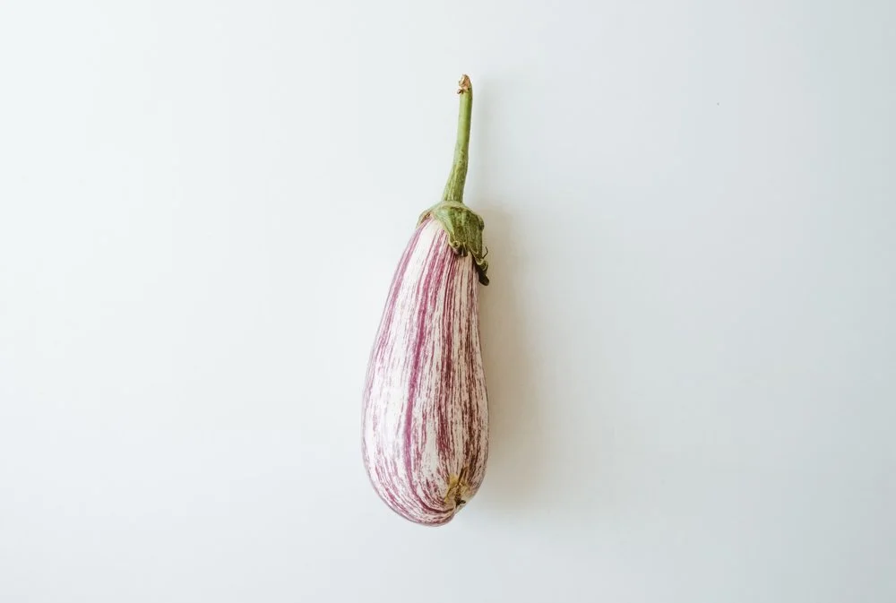 aubergine with black garlic recipe