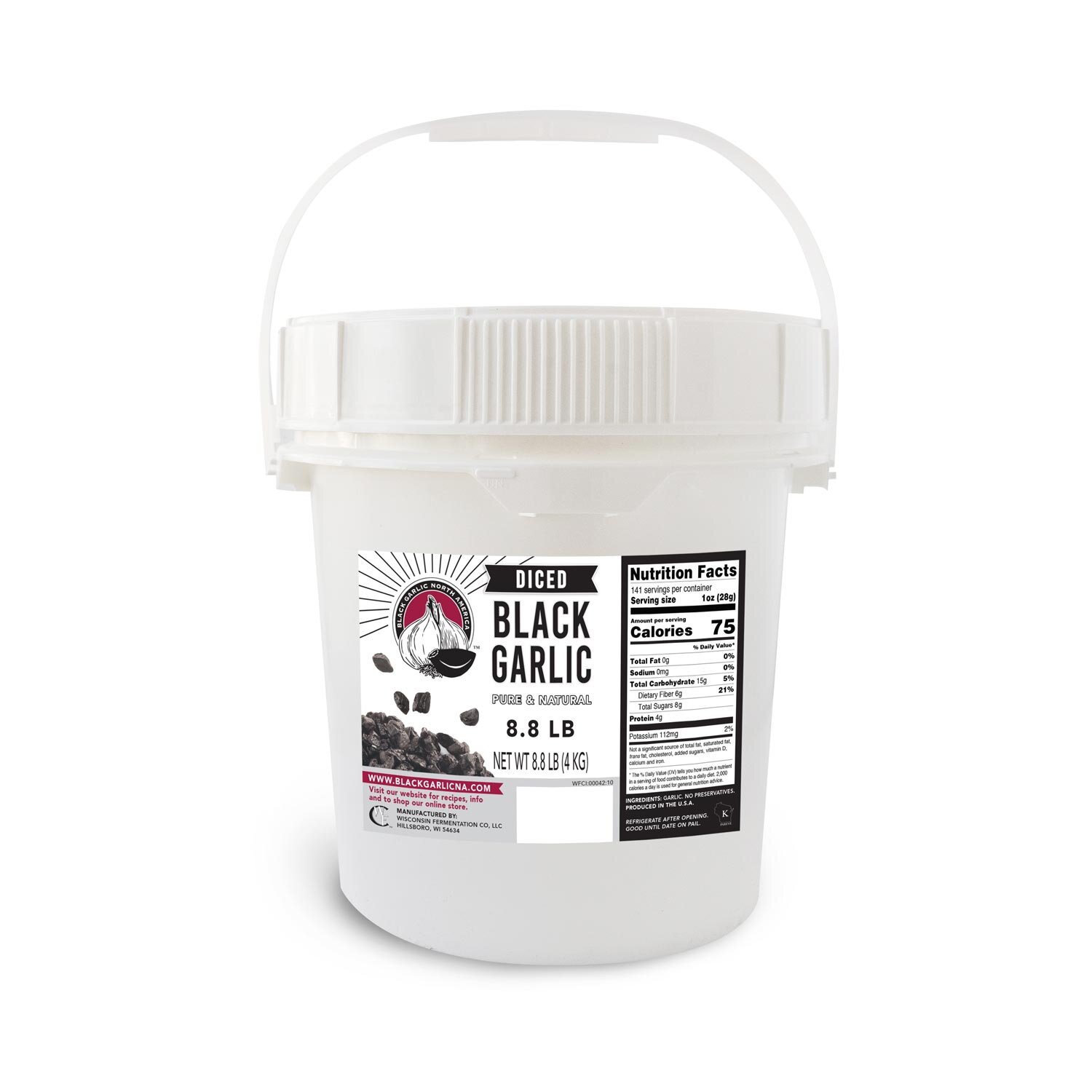 Bulk Diced Black Garlic – 8.8 lb