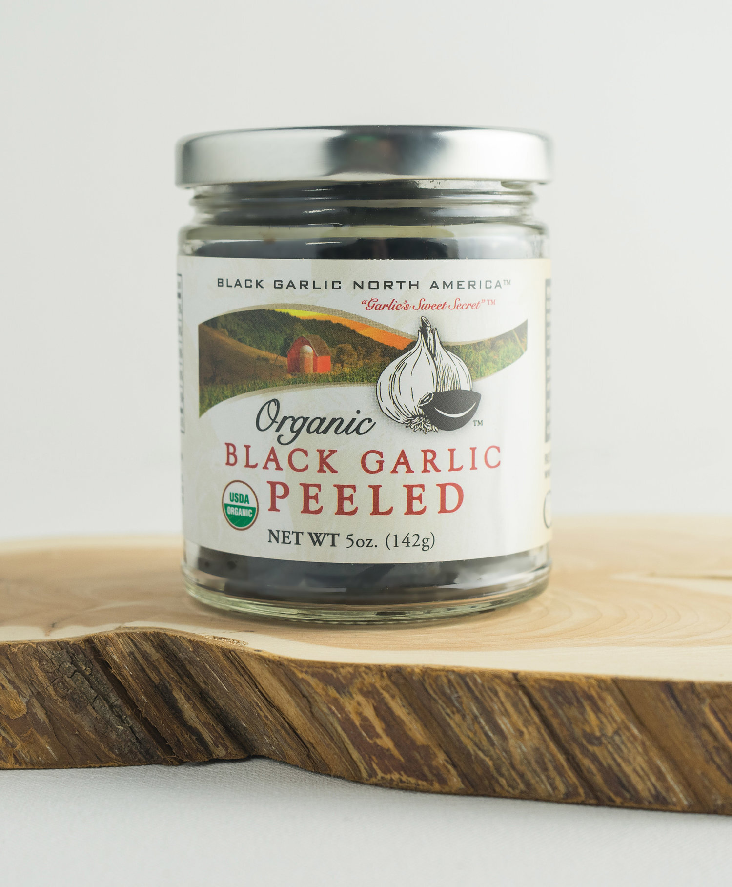 Organic Peeled Black Garlic – 5 oz